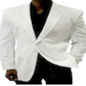 Mens White Blazer.